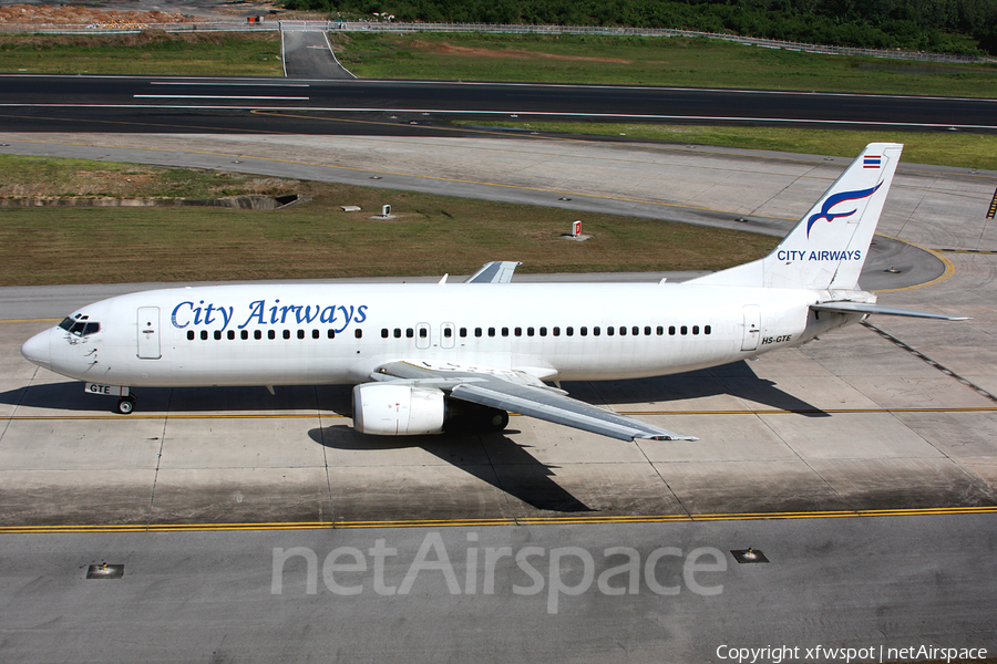 City Airways Boeing 737-4H6 (HS-GTE) | Photo 435747