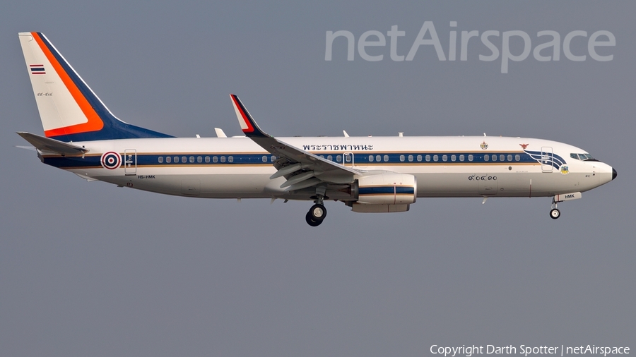 Royal Thai Air Force Boeing 737-8Z6(BBJ2) (HS-HMK) | Photo 167497