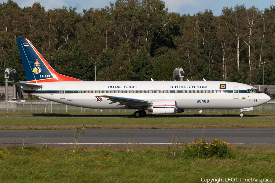 Royal Thai Air Force Boeing 737-448 (HS-HRH) | Photo 208350