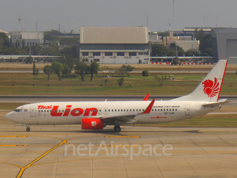 Thai Lion Air Boeing 737-8GP (HS-LUH) at  Bangkok - Don Mueang International, Thailand