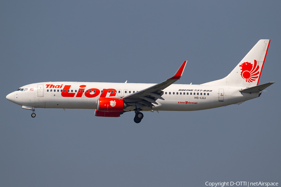 Thai Lion Air Boeing 737-8GP (HS-LUJ) | Photo 286380