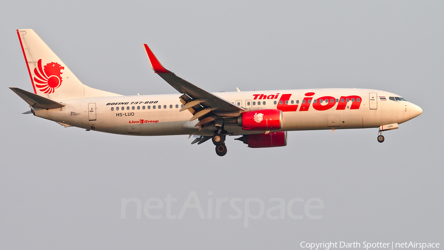 Thai Lion Air Boeing 737-8GP (HS-LUO) | Photo 321444