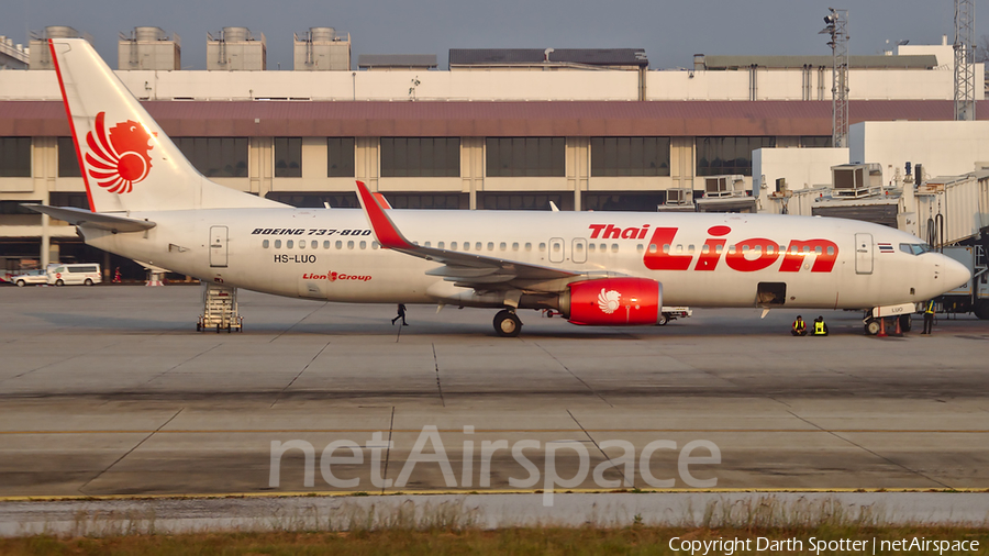 Thai Lion Air Boeing 737-8GP (HS-LUO) | Photo 321445