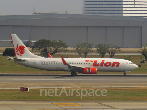 Thai Lion Air Boeing 737-8GP (HS-LUV) at  Bangkok - Don Mueang International, Thailand
