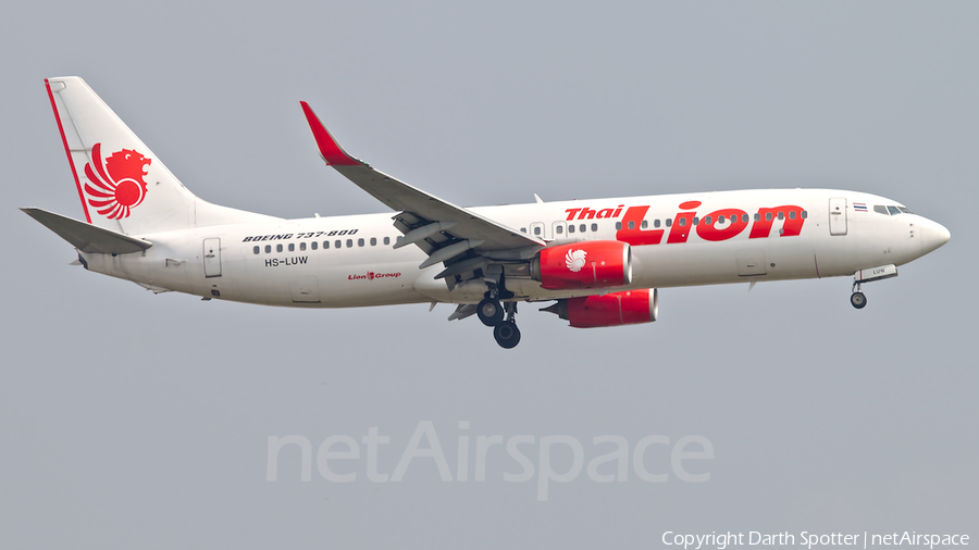 Thai Lion Air Boeing 737-8GP (HS-LUW) | Photo 321449