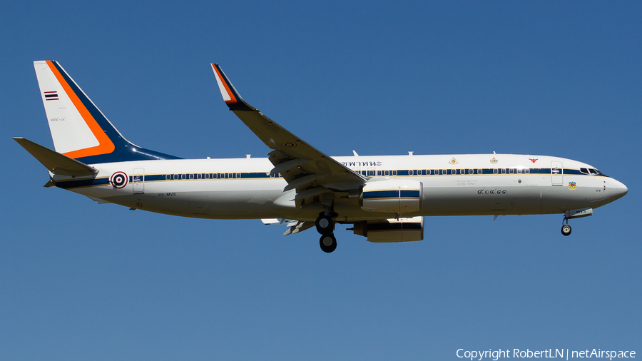 Royal Thai Air Force Boeing 737-8Z6(BBJ2) (HS-MVS) | Photo 391957