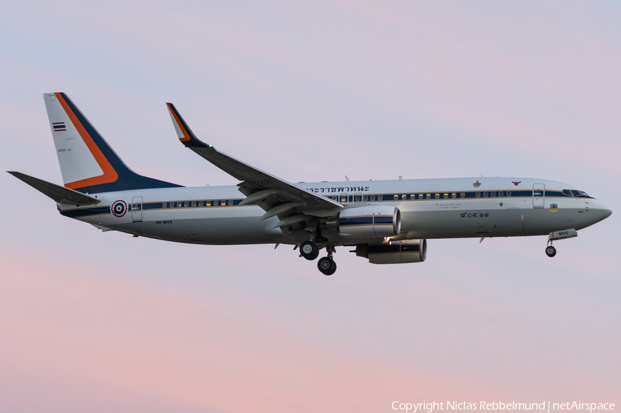 Royal Thai Air Force Boeing 737-8Z6(BBJ2) (HS-MVS) | Photo 277715