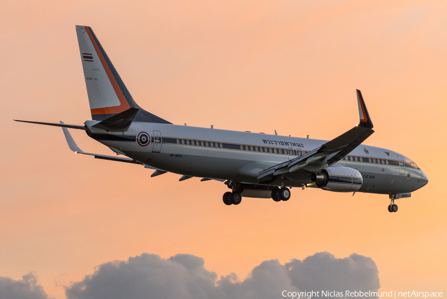 Royal Thai Air Force Boeing 737-8Z6(BBJ2) (HS-MVS) | Photo 277716