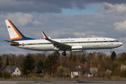 Royal Thai Air Force Boeing 737-8Z6(BBJ2) (HS-MVS) at  Hamburg - Fuhlsbuettel (Helmut Schmidt), Germany