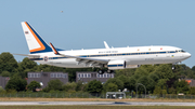 Royal Thai Air Force Boeing 737-8Z6(BBJ2) (HS-MVS) at  Hamburg - Fuhlsbuettel (Helmut Schmidt), Germany