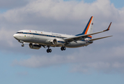 Royal Thai Air Force Boeing 737-8Z6(BBJ2) (HS-MVS) at  Leipzig/Halle - Schkeuditz, Germany