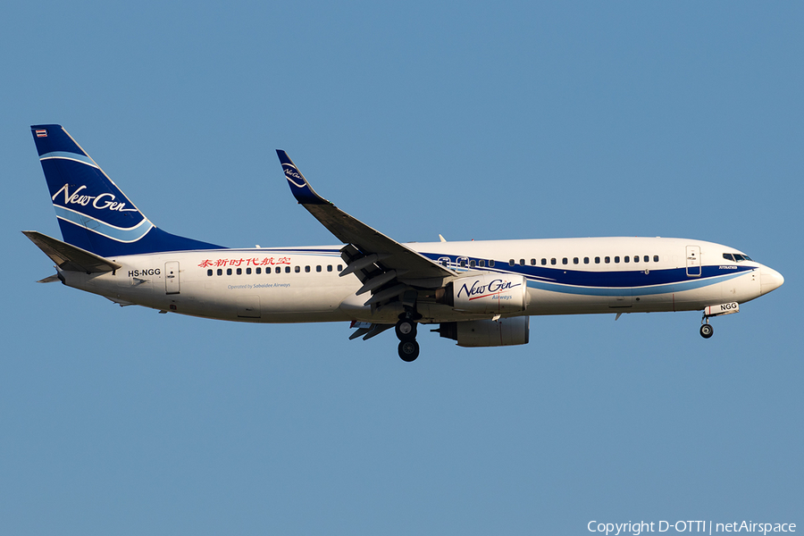 NewGen Airways Boeing 737-8Q8 (HS-NGG) | Photo 286951