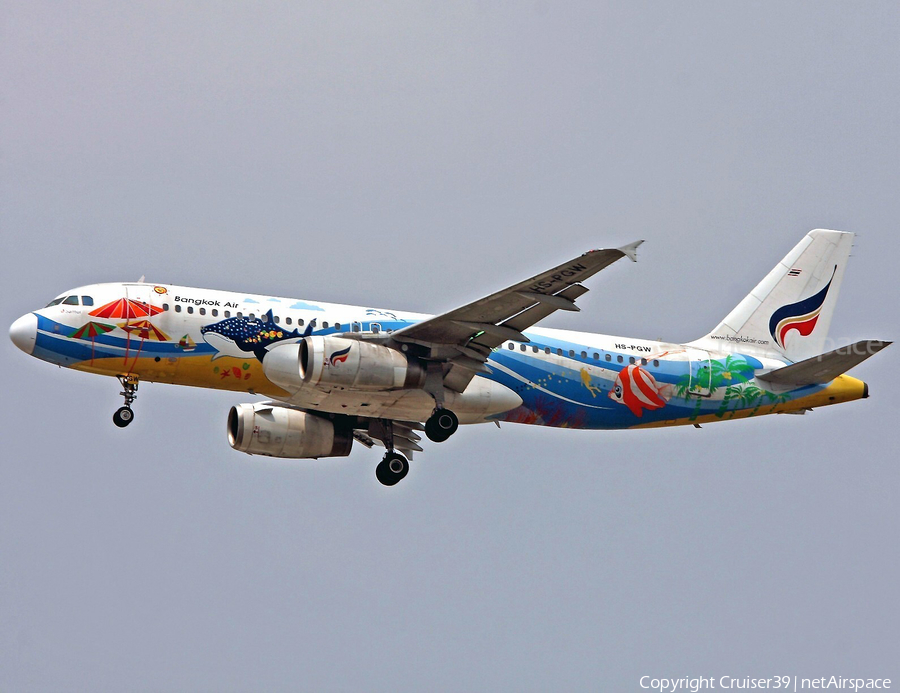 Bangkok Airways Airbus A320-232 (HS-PGW) | Photo 346016