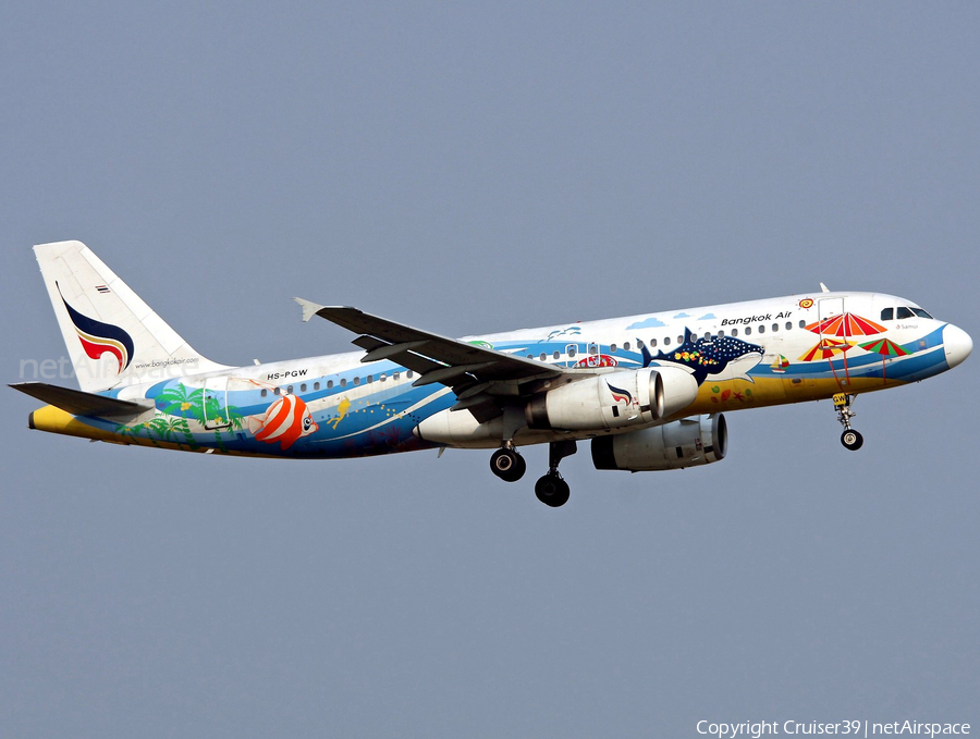 Bangkok Airways Airbus A320-232 (HS-PGW) | Photo 346714