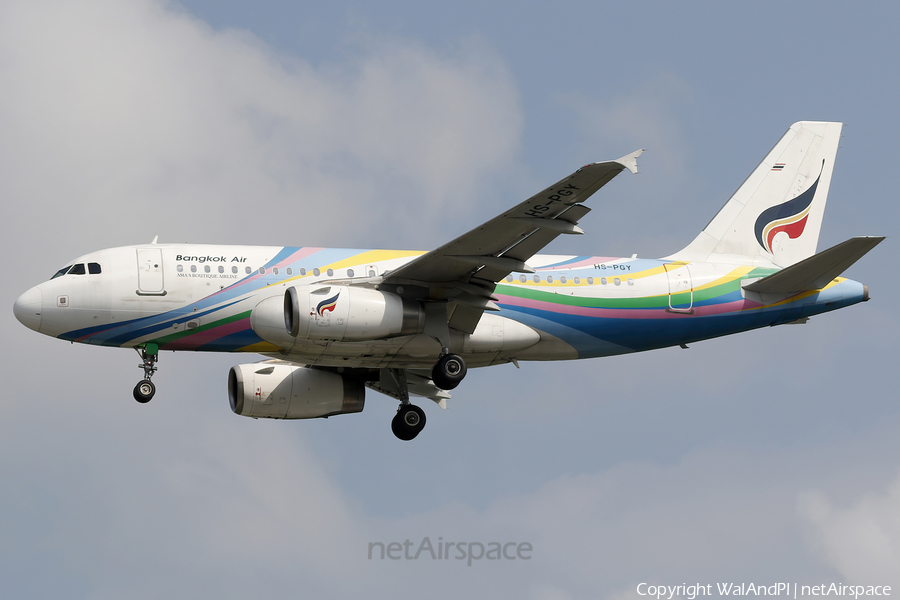 Bangkok Airways Airbus A319-132 (HS-PGY) | Photo 614872