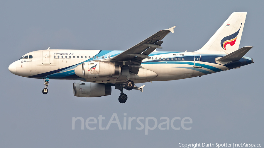 Bangkok Airways Airbus A319-132 (HS-PPB) | Photo 318602