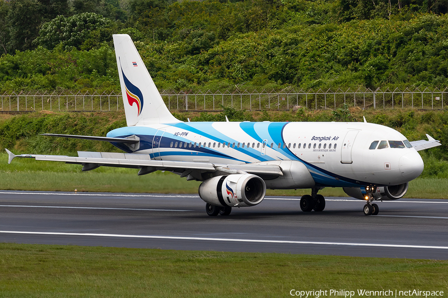 Bangkok Airways Airbus A319-132 (HS-PPM) | Photo 368807