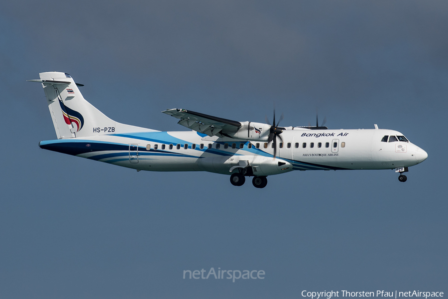 Bangkok Airways ATR 72-600 (HS-PZB) | Photo 133390