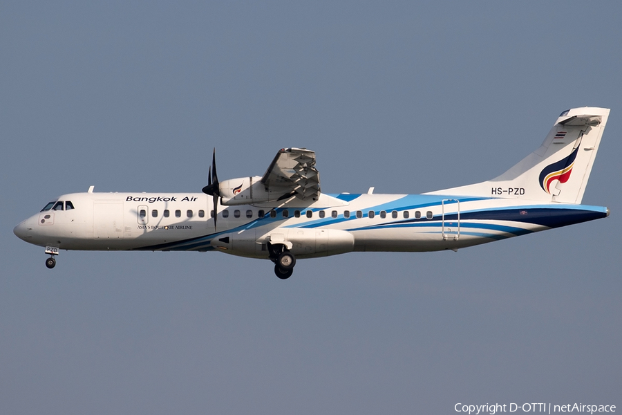 Bangkok Airways ATR 72-600 (HS-PZD) | Photo 287528