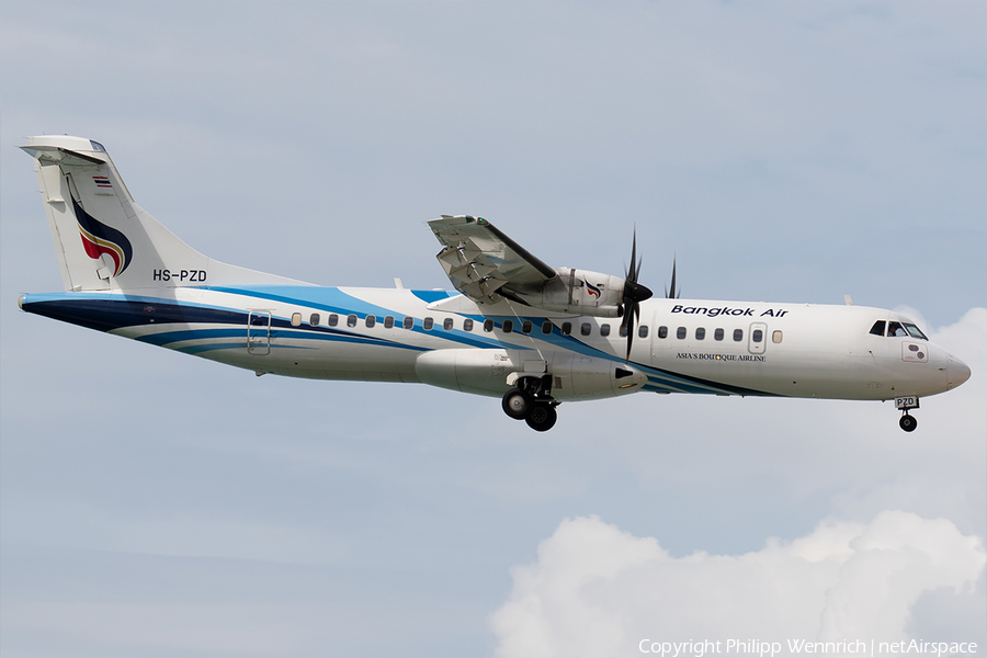 Bangkok Airways ATR 72-600 (HS-PZD) | Photo 369294