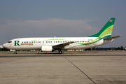 R Airlines Boeing 737-484 (HS-RCA) at  Bangkok - Don Mueang International, Thailand