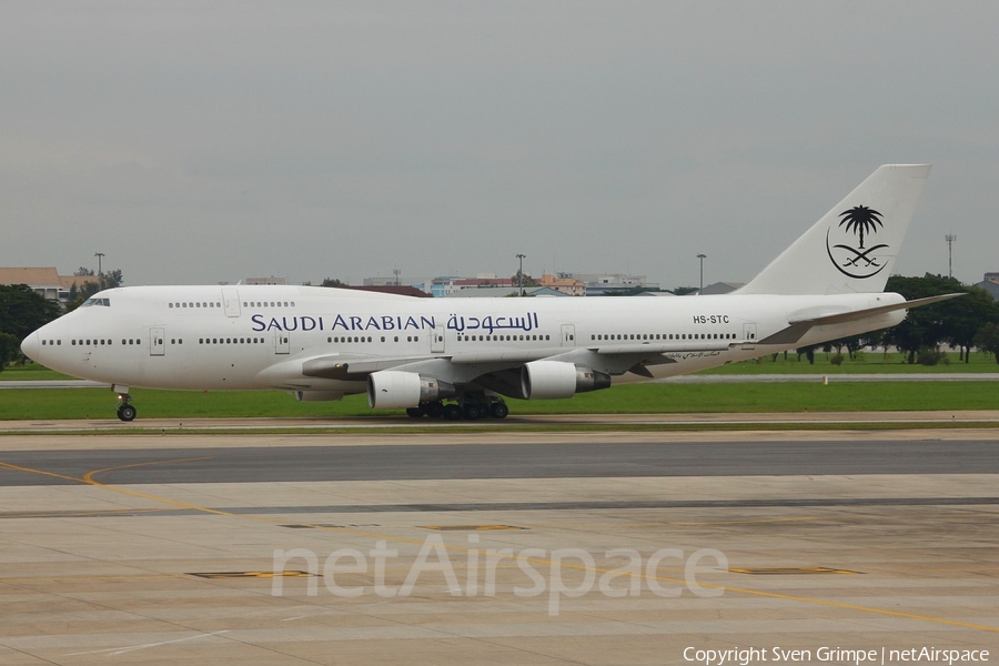 Saudi Arabian Airlines Boeing 747-412 (HS-STC) | Photo 12340