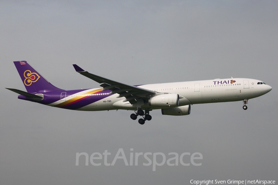 Thai Airways International Airbus A330-343X (HS-TBD) | Photo 14642