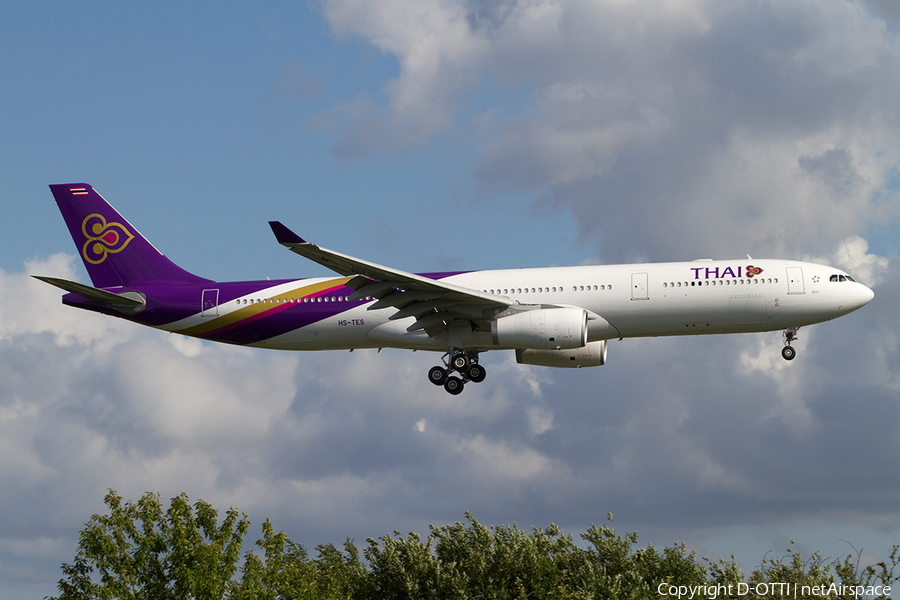 Thai Airways International Airbus A330-343X (HS-TES) | Photo 365234