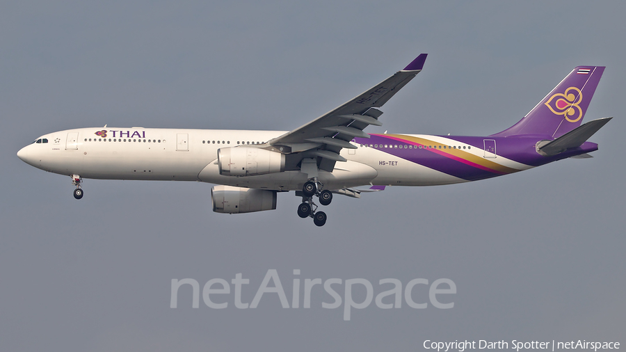 Thai Airways International Airbus A330-343X (HS-TET) | Photo 318961