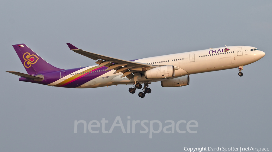 Thai Airways International Airbus A330-343X (HS-TET) | Photo 318962