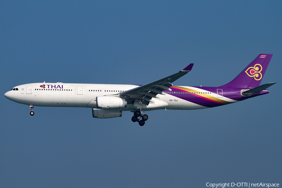 Thai Airways International Airbus A330-343X (HS-TEU) | Photo 397175