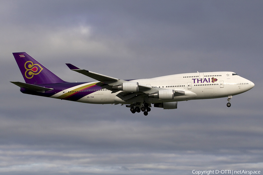 Thai Airways International Boeing 747-4D7 (HS-TGA) | Photo 276040