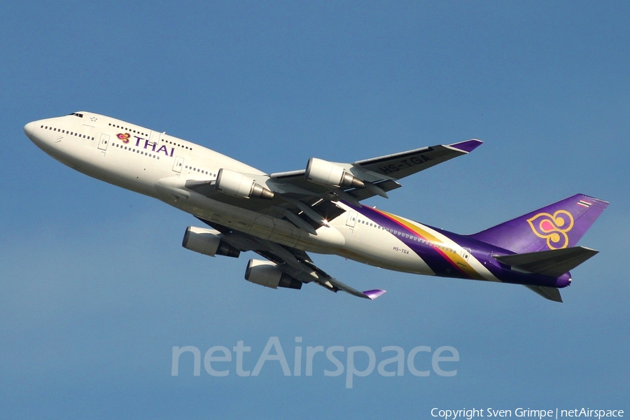 Thai Airways International Boeing 747-4D7 (HS-TGA) | Photo 12341