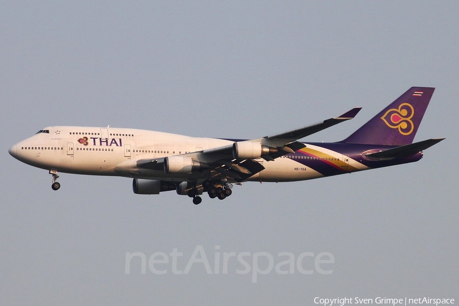 Thai Airways International Boeing 747-4D7 (HS-TGA) | Photo 34650