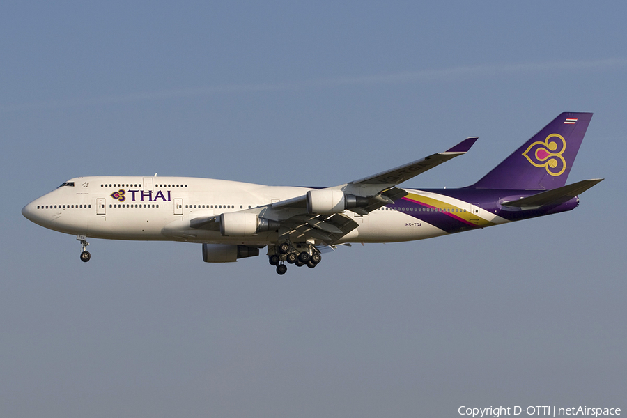 Thai Airways International Boeing 747-4D7 (HS-TGA) | Photo 276782