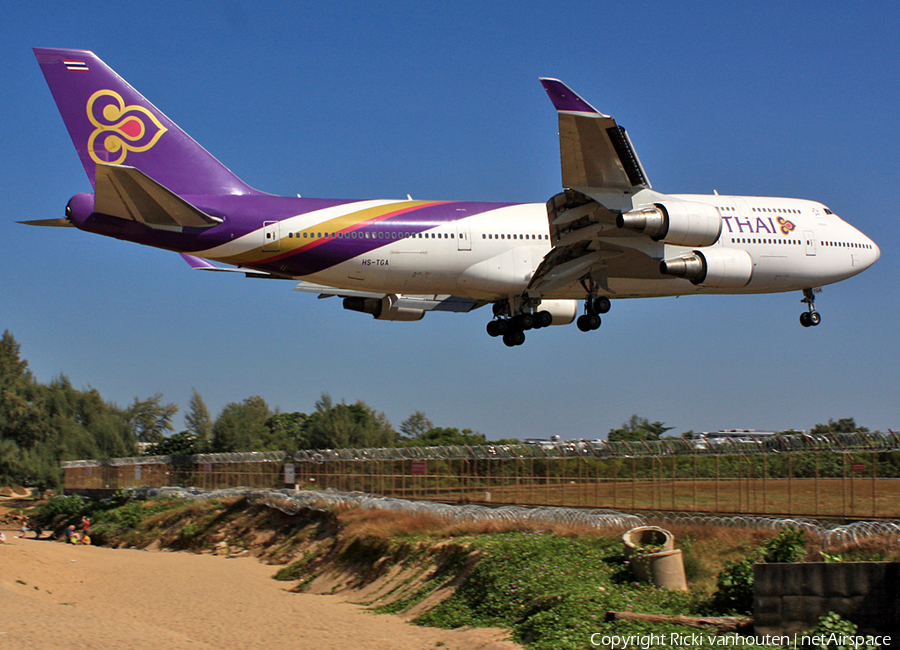 Thai Airways International Boeing 747-4D7 (HS-TGA) | Photo 388298