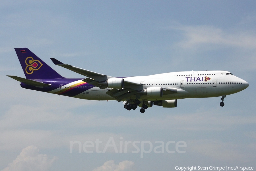 Thai Airways International Boeing 747-4D7 (HS-TGB) | Photo 21026