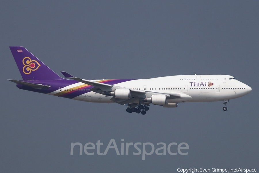 Thai Airways International Boeing 747-4D7 (HS-TGG) | Photo 35096