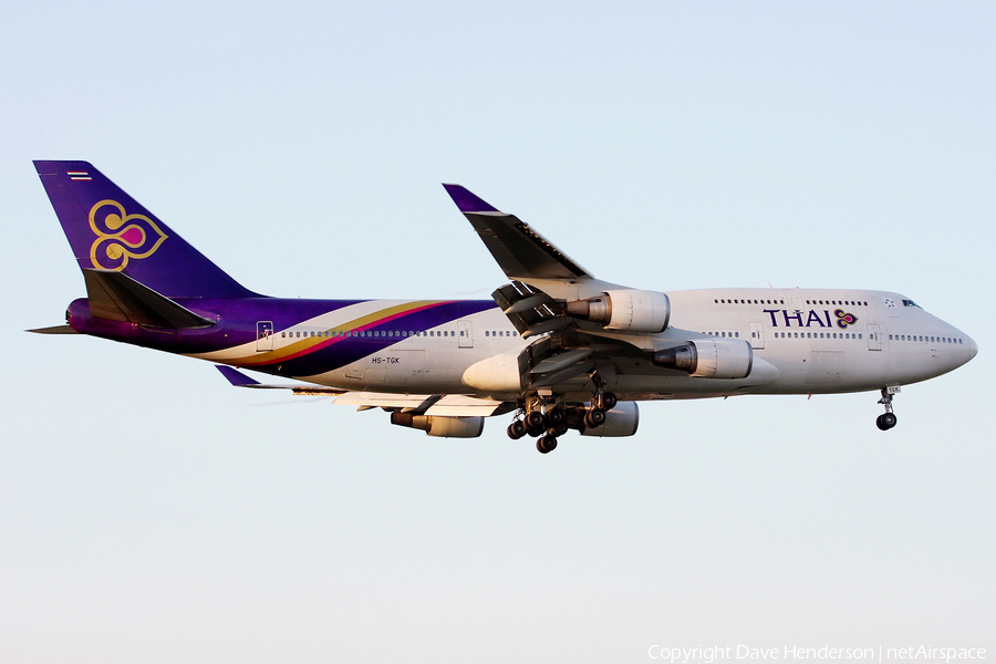 Thai Airways International Boeing 747-4D7 (HS-TGK) | Photo 21790