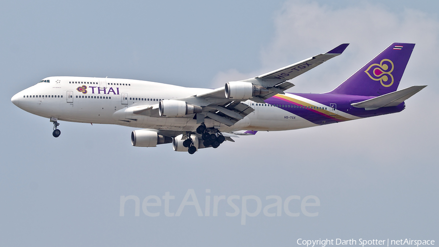 Thai Airways International Boeing 747-4D7 (HS-TGX) | Photo 318973