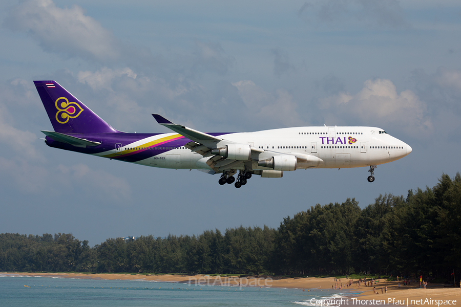 Thai Airways International Boeing 747-4D7 (HS-TGX) | Photo 132406