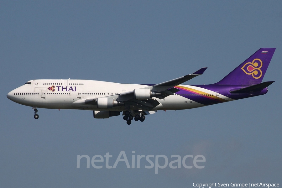 Thai Airways International Boeing 747-4D7 (HS-TGZ) | Photo 11121