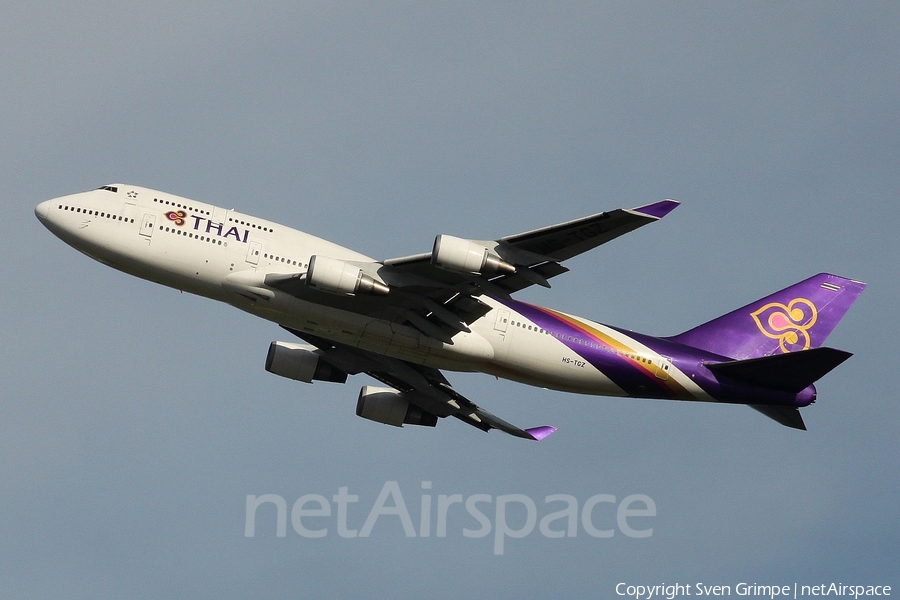 Thai Airways International Boeing 747-4D7 (HS-TGZ) | Photo 20435
