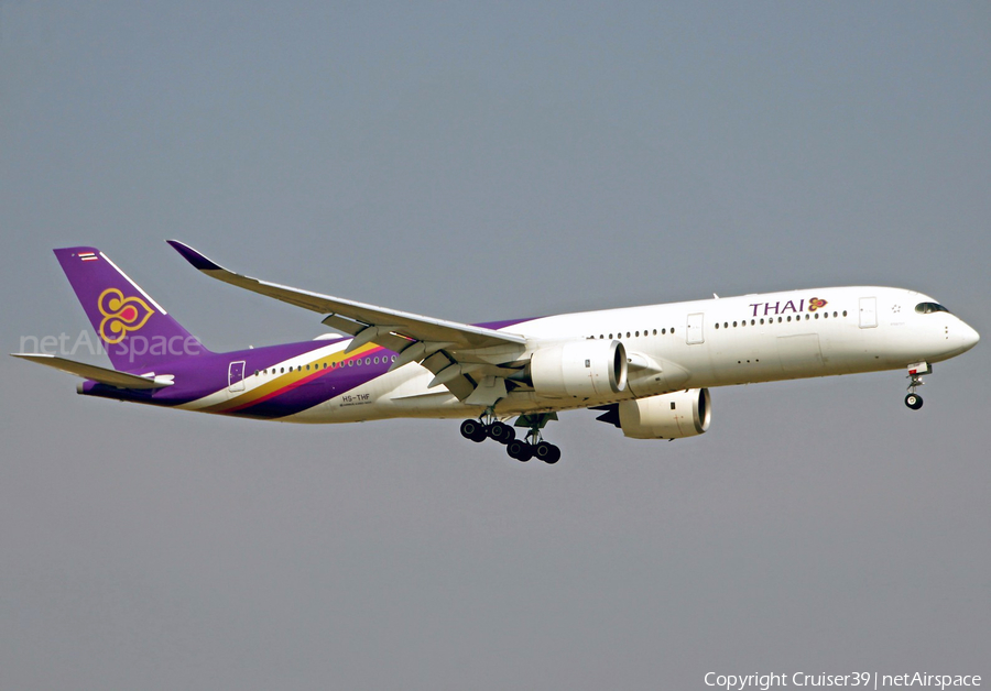 Thai Airways International Airbus A350-941 (HS-THF) | Photo 346720