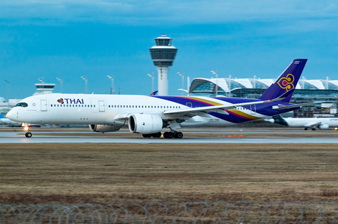 Thai Airways International Airbus A350-941 (HS-THN) at  Munich, Germany