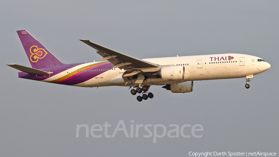 Thai Airways International Boeing 777-2D7 (HS-TJD) | Photo 318990