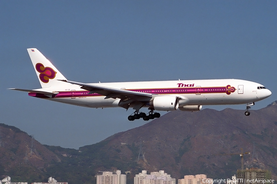 Thai Airways International Boeing 777-2D7 (HS-TJD) | Photo 163412