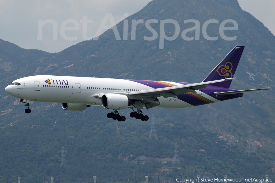 Thai Airways International Boeing 777-2D7 (HS-TJF) | Photo 51113