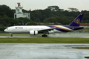 Thai Airways International Boeing 777-2D7 (HS-TJG) at  Singapore - Changi, Singapore