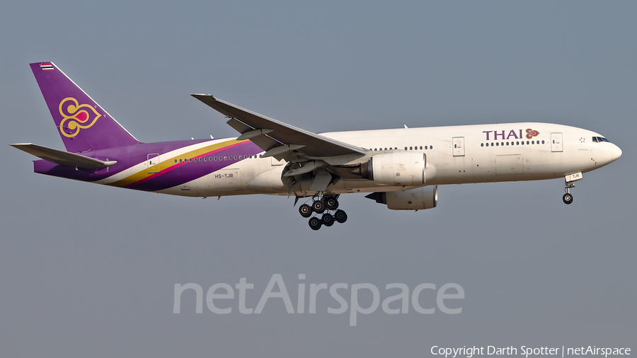 Thai Airways International Boeing 777-2DZ(ER) (HS-TJR) | Photo 318993